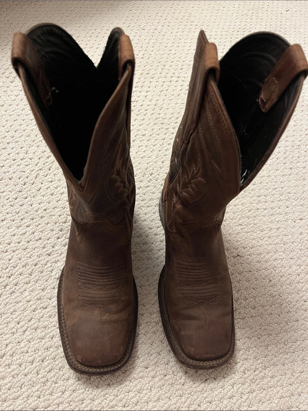 Tecovas Brown Leather Cowboy Boots - Picture 2 of 7